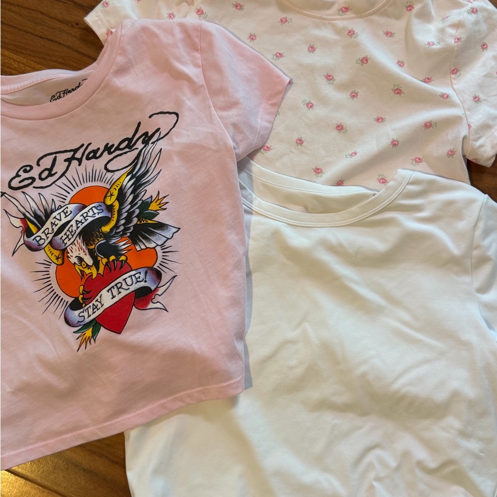 3 crop tops medium